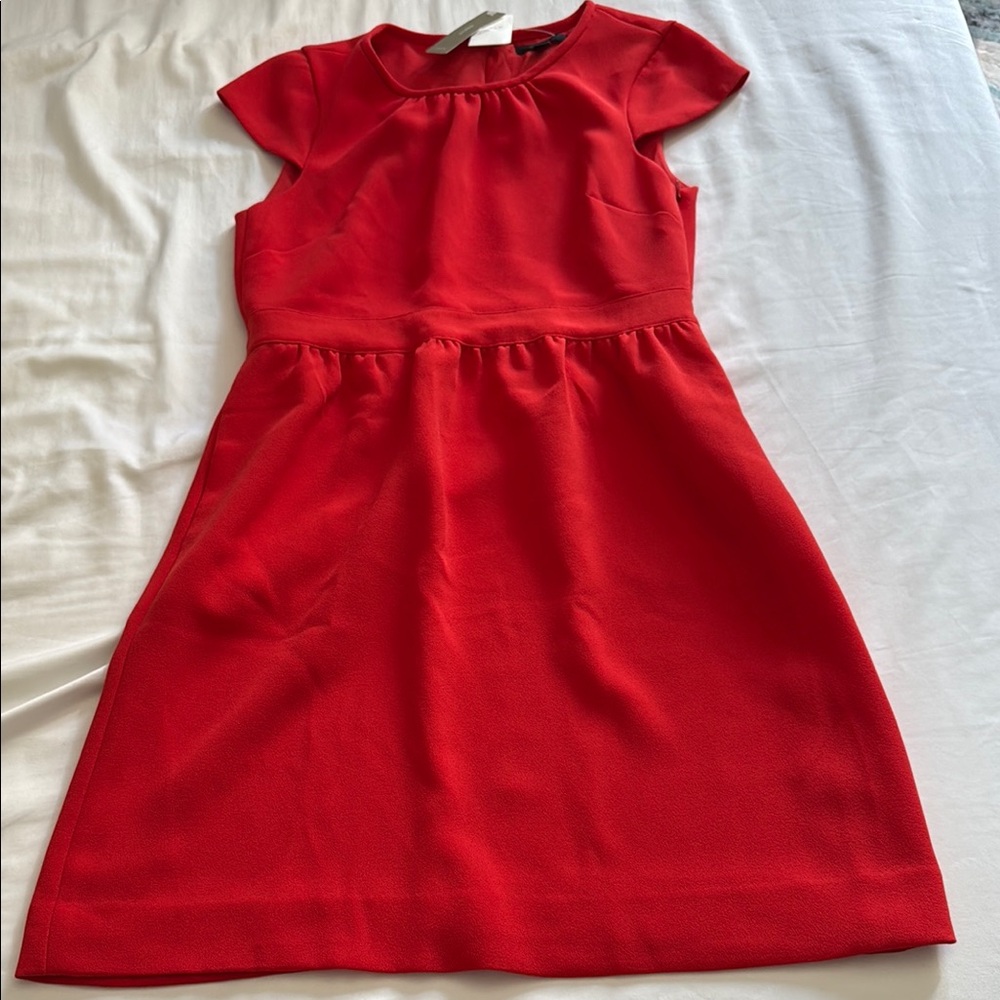 J. Crew Red Dress size 8P